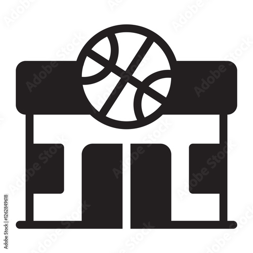 Sport Centre glyph icon