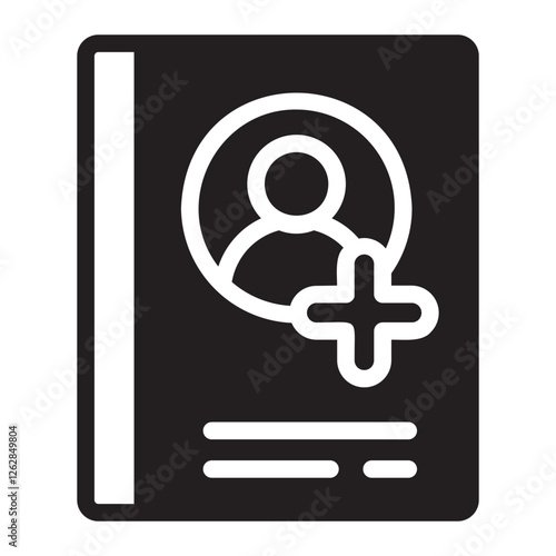 Enrollment glyph icon
