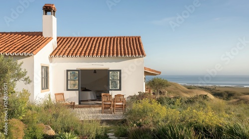 Coastal Cottage With Ocean View  keywords.[