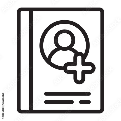 Enrollment line icon