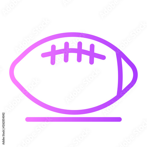 Rugby  gradient icon