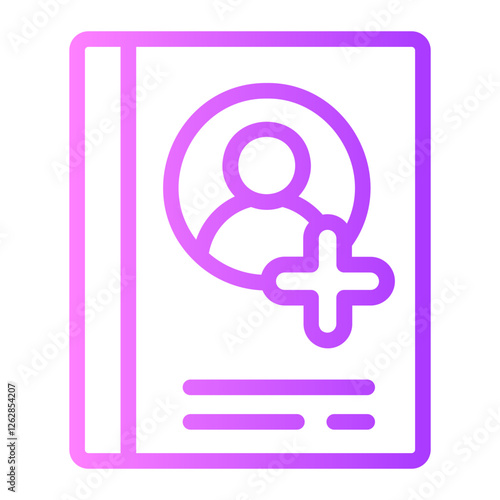 Enrollment gradient icon