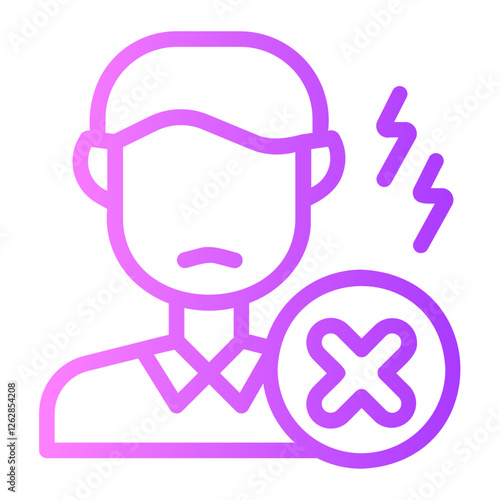 Expulsion  gradient icon