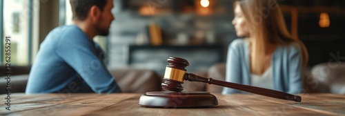 Wallpaper Mural Divorce Background with Lawyer and Attorney in Focus Torontodigital.ca