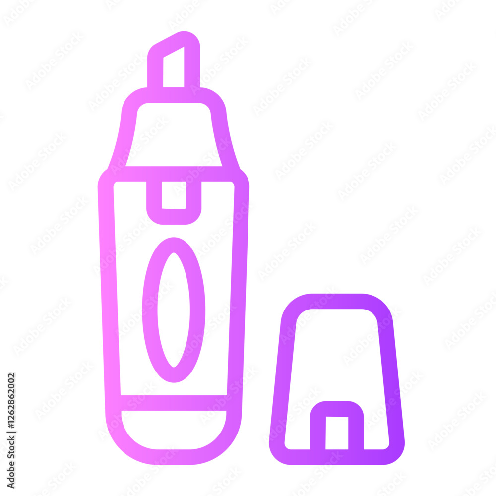 Marker gradient icon Marker gradient icon