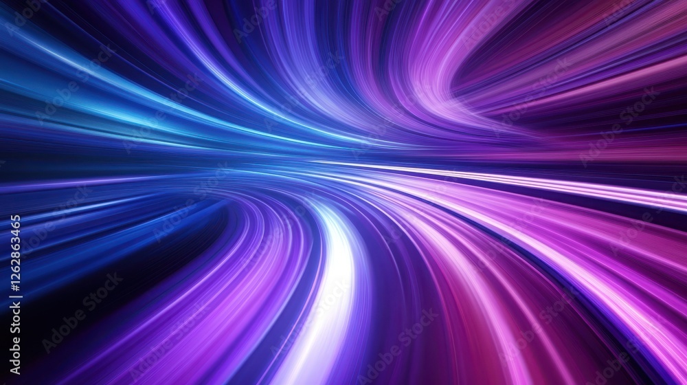 3D render, an abstract futuristic background with neon light rays and a tunnel of lights in purple, pink, and blue colors. 3D render, an abstract futuristic background with neon light rays and a tunnel of lights in purple, pink, and blue colors.