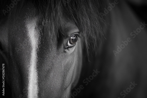 Intense gaze reveals connection. Generative AI