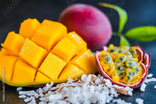 Delicious tropical flavors combine. Generative AI