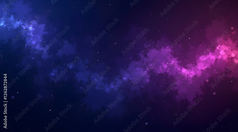 Fototapeta premium Dark blue purple glowing grainy gradient background black noise texture poster header banner design