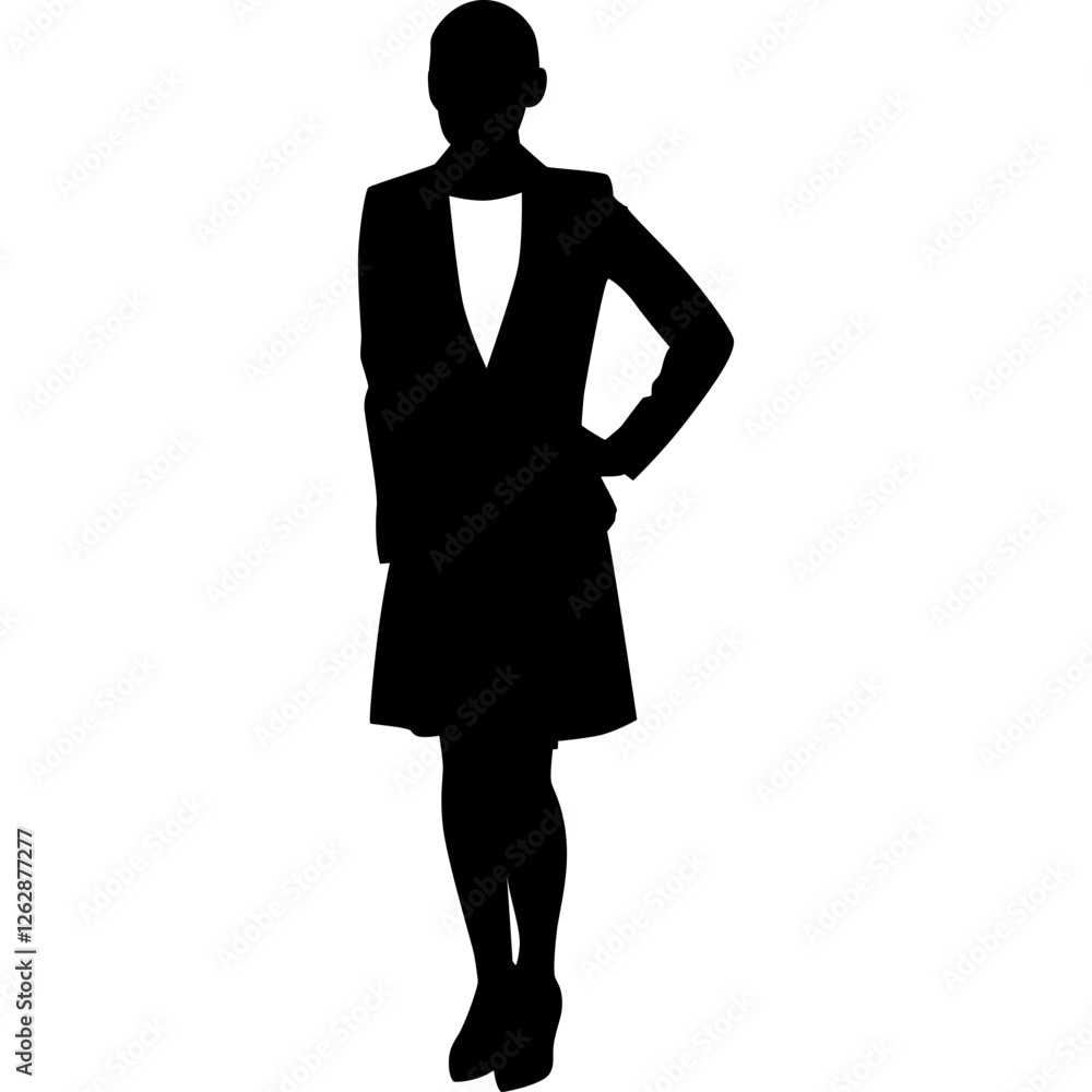 Office Worker Silhouette Office Worker Silhouette
