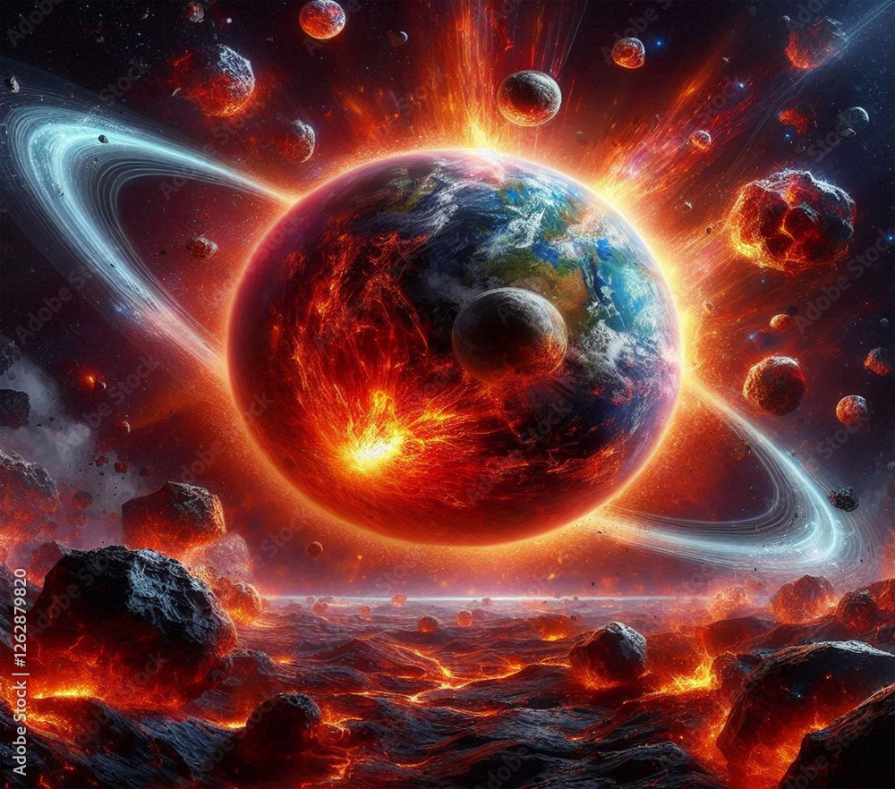 Obraz premium planet in space