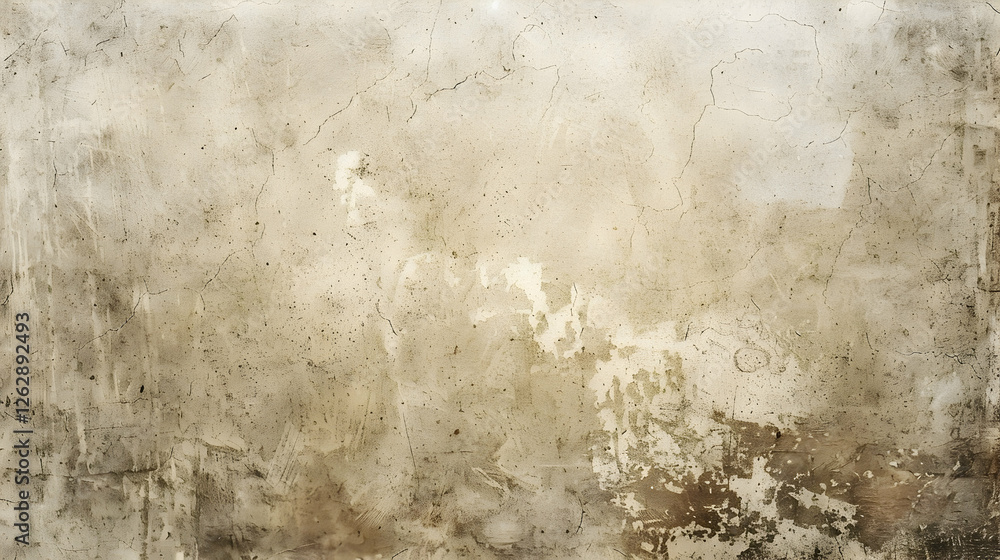 Fototapeta premium Abstract textured wall with cracks and stains, showcasing a rustic, aged appearance ideal for backgrounds