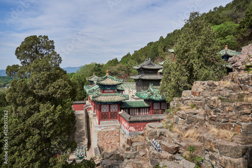 The Summer Palace, complex of imperial Chinese gardens and palaces in Beijing, China photo