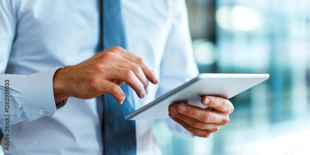 teamwork in a modern office with diverse professionals collaborating over a digital tablet, neutral background, focus on efficiency and workflow teamwork in a modern office with diverse professionals collaborating over a digital tablet, neutral background, focus on efficiency and workflow