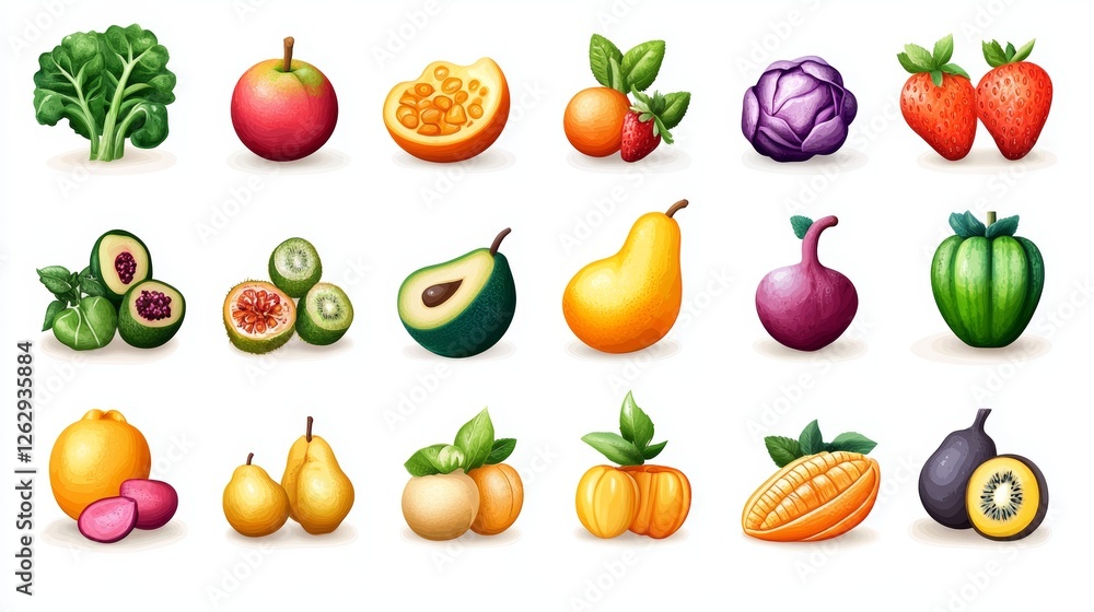 Get this creatively designed icon of healthy food, organic food vector Get this creatively designed icon of healthy food, organic food vector