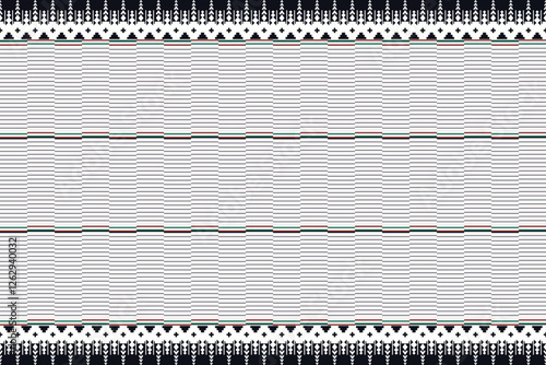 Geometric ethnic oriental seamless pattern traditional Design for background, carpet, wallpaper. clothing,navajo, Batik, wrapping, tribal, fabric, embroidery style, sadu .Vector illustration.