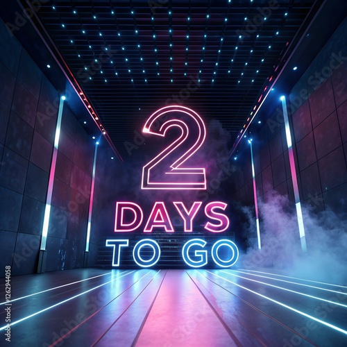 Days to go. 2 days to go.  Two Days to go. 2 days to go. Countdown left days. Count time sale. Number of days remaining