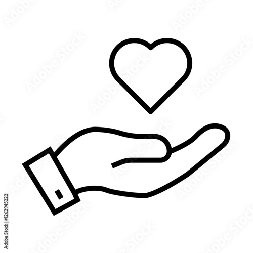 Giving Hands Icon Design