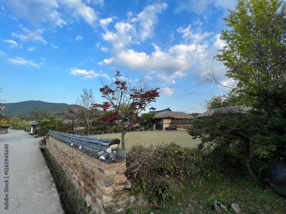 Housing at Andong Hahoe Folk Village