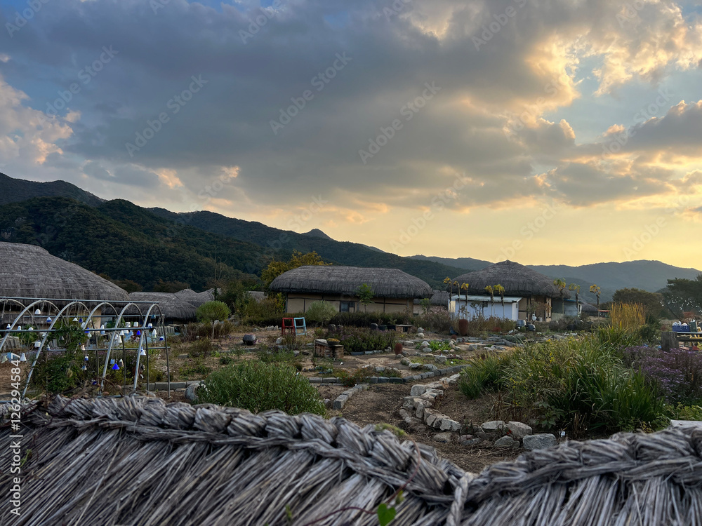 Housing at Andong Hahoe Folk Village