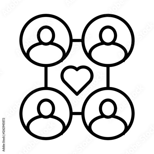 Volunteer Network Icon Design