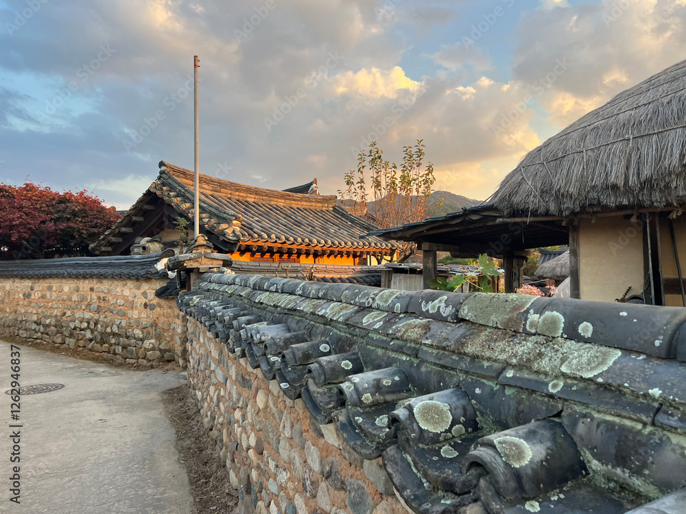 Housing at Andong Hahoe Folk Village