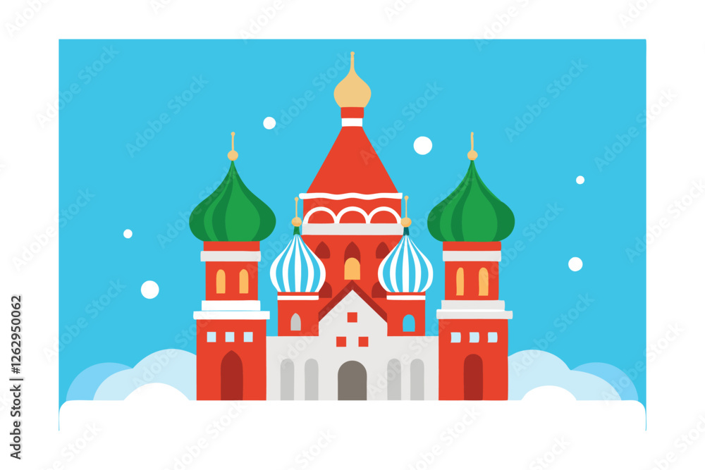 Fototapeta premium st basil cathedral in moscow