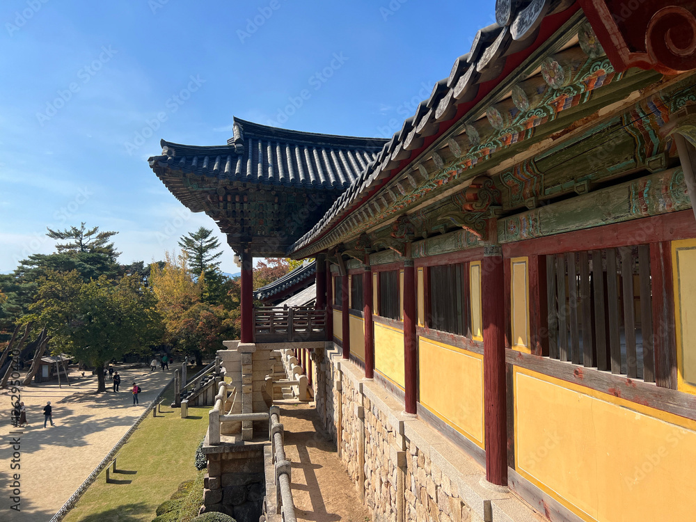Bulguksa Buddhist temple in Gyeongju, South Korea