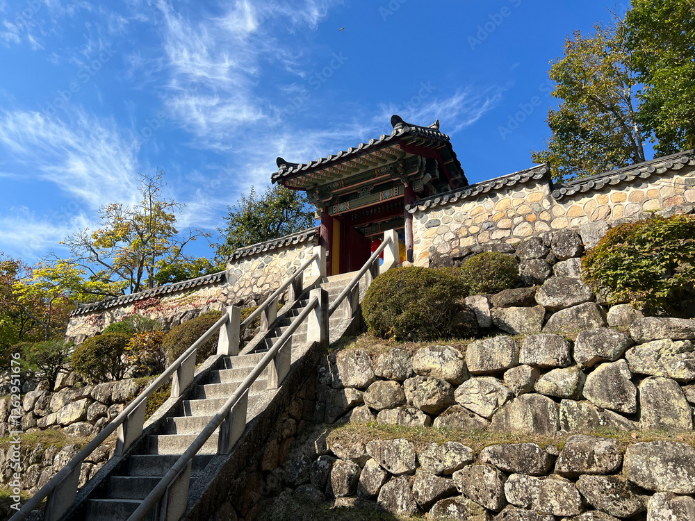 Bulguksa Buddhist temple in Gyeongju, South Korea