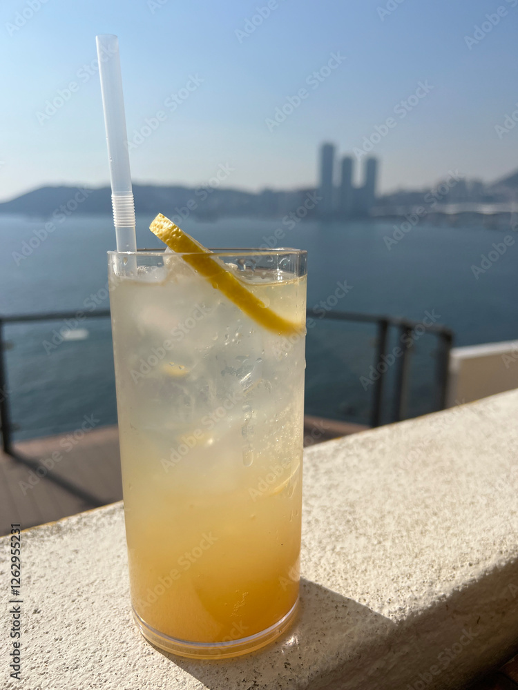 Lemon drink at Huinnyeoul Culture Village