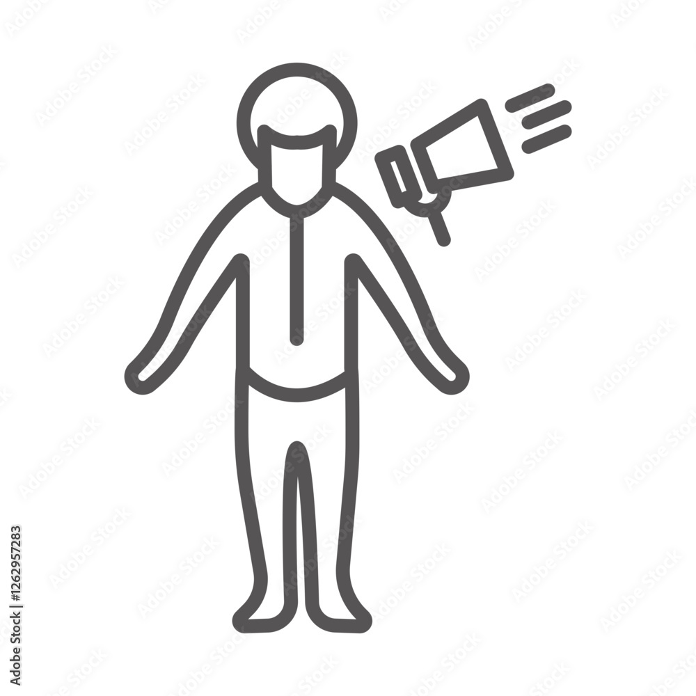 Fototapeta premium Advocacy Icon Design