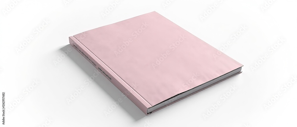 Fototapeta premium Floating Magazine Cover Mockup - AI Art