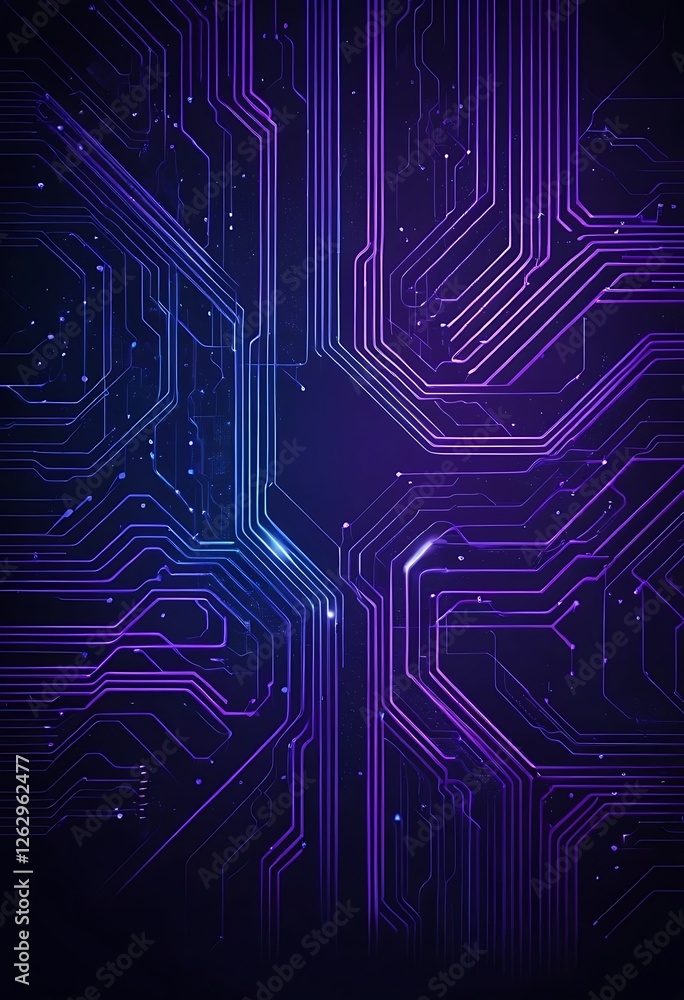 Illuminated Circuit Board Texture, Abstract Technology and Data Flow Illuminated Circuit Board Texture, Abstract Technology and Data Flow