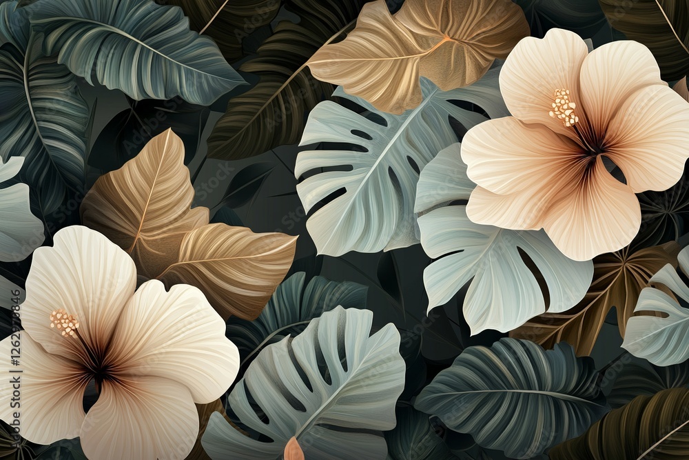 A delicate vector background featuring lush plants and blooming flowers, creating a fresh and natural atmosphere.
A delicate vector background featuring lush plants and blooming flowers, creating a fresh and natural atmosphere.