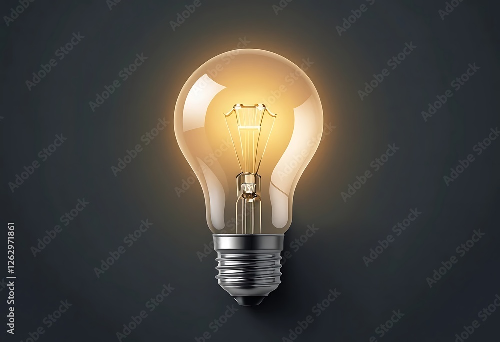 Radiant Filament, A Symbol of Illumination and Inventive Thinking Radiant Filament, A Symbol of Illumination and Inventive Thinking