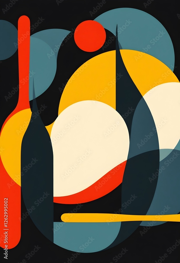 custom made wallpaper toronto digitalStriking Flat Color Palette with Dramatic Geometric Shapes and Negative Space for Graphic Design