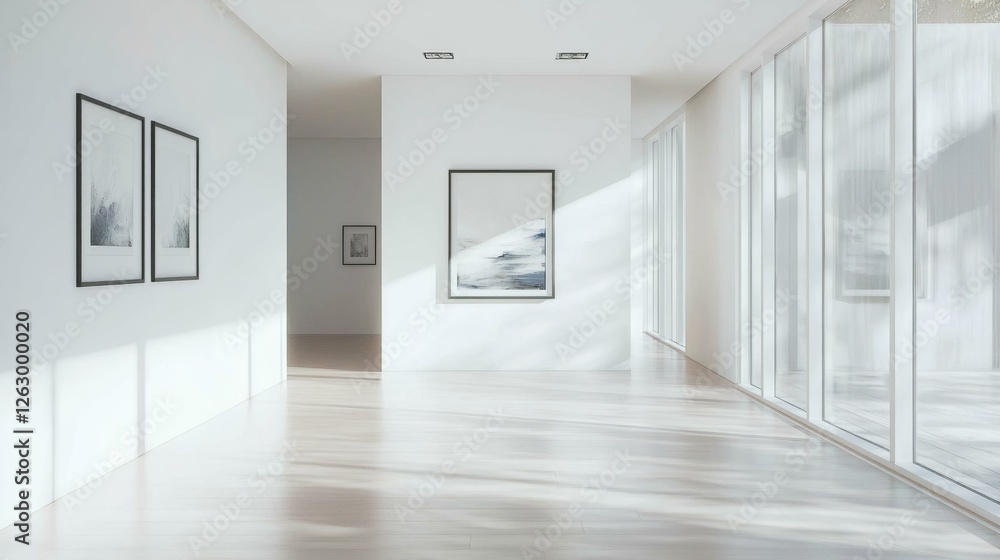 Minimalist Interior Design with Natural Light in Modern Space Minimalist Interior Design with Natural Light in Modern Space
