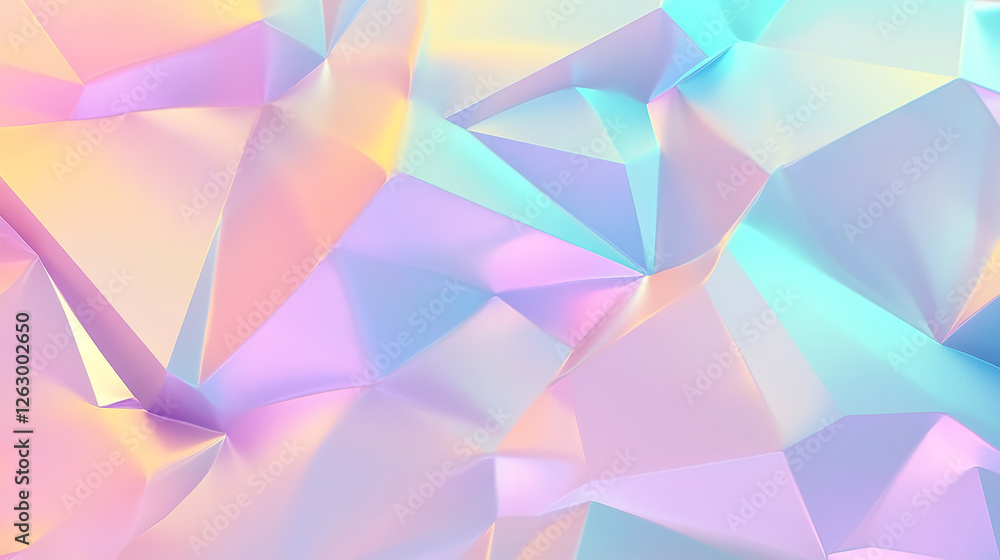 A colorful abstract background with pink, blue, and yellow triangles. The background is made up of many triangles of different sizes and colors A colorful abstract background with pink, blue, and yellow triangles. The background is made up of many triangles of different sizes and colors