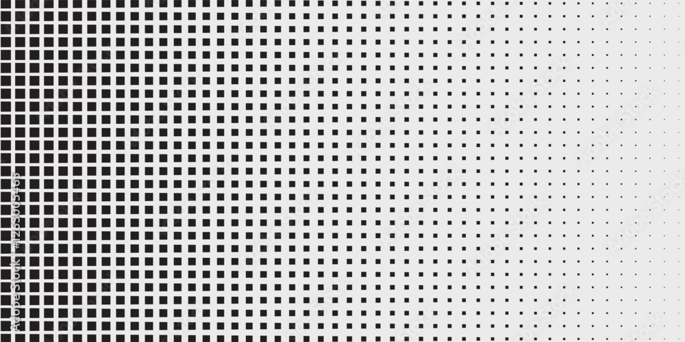 Geometric pattern of black diamonds on a white background.Seamless in one direction.Long fade out Geometric pattern of black diamonds on a white background.Seamless in one direction.Long fade out