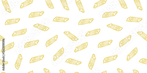 Macaroni Pasta Pattern background. Seamless Pattern Macaroni background. pasta pattern background.