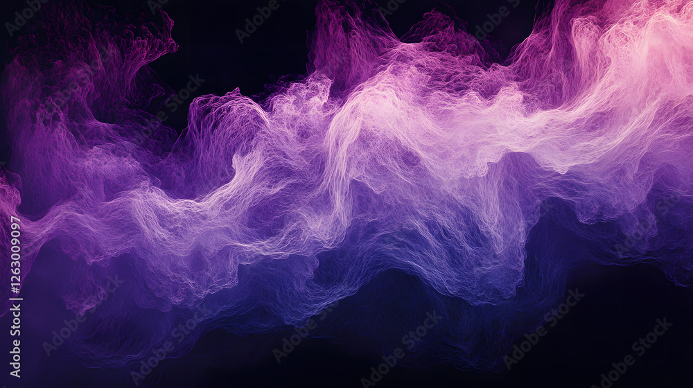 Deep purple and pink clouds swirling in space. Deep purple and pink clouds swirling in space.