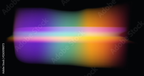 Abstract vector background in a blurred gradient style. Features vibrant blends of purple, orange, blue, pink, and yellow. The dreamy and modern look is perfect for contemporary digital  projects.