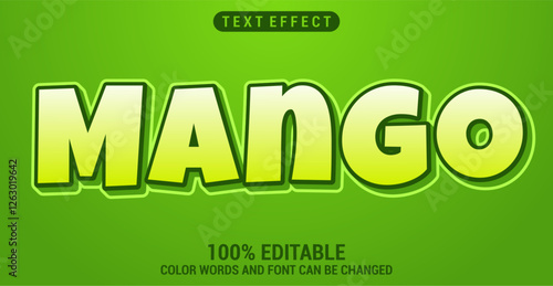 Mango  text style effect