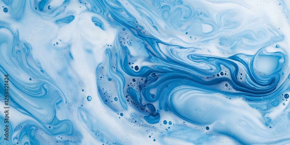 Creating a calming and refreshing atmosphere with dense soap bubbles in soft blue and white tones to enhance any digital design project Creating a calming and refreshing atmosphere with dense soap bubbles in soft blue and white tones to enhance any digital design project