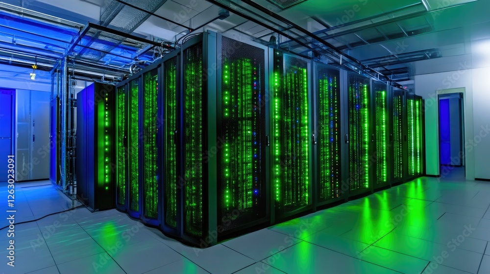 Future-Ready Data Center with Organized Server Racks Future-Ready Data Center with Organized Server Racks