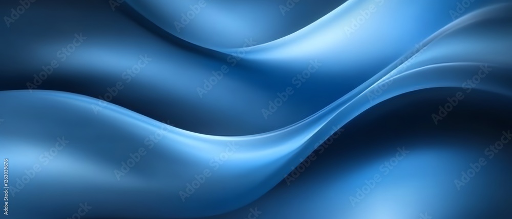 Abstract Blue Smooth Waves Flowing Design Background art calm soft Abstract Blue Smooth Waves Flowing Design Background art calm soft
