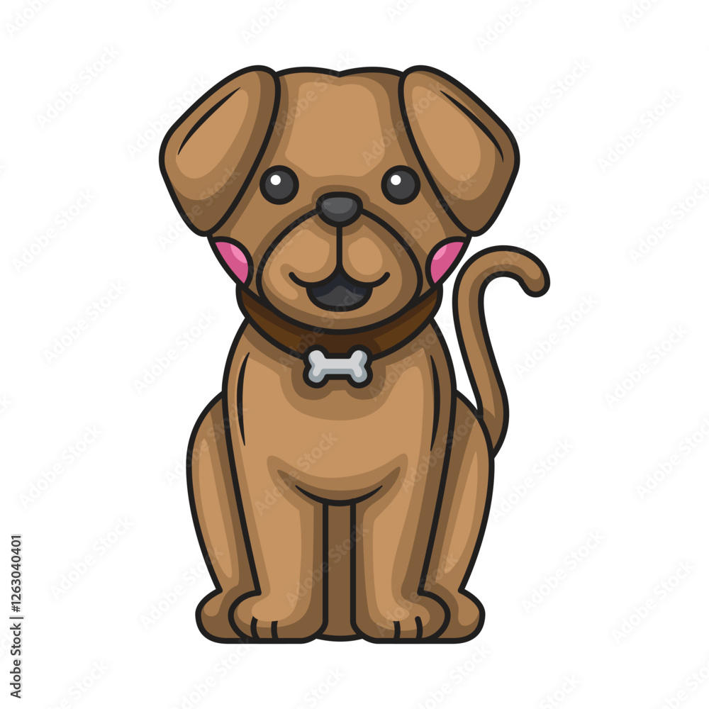 Fototapeta premium Dog animal icon design. Dog Vector