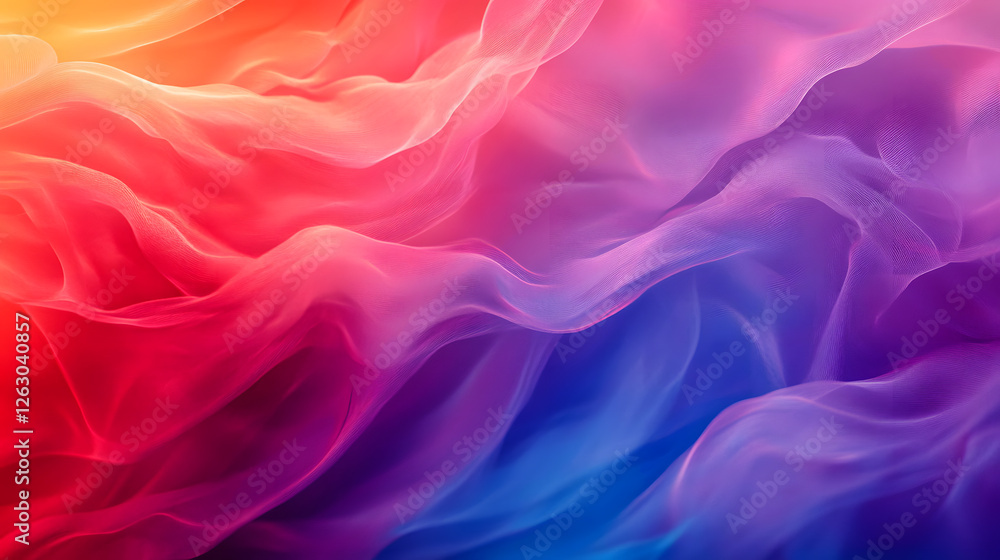 Waves of color move fluidly, creating a peaceful yet dynamic scene. Waves of color move fluidly, creating a peaceful yet dynamic scene.