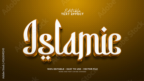 Islamic text effect, ramadan editable text effect photo