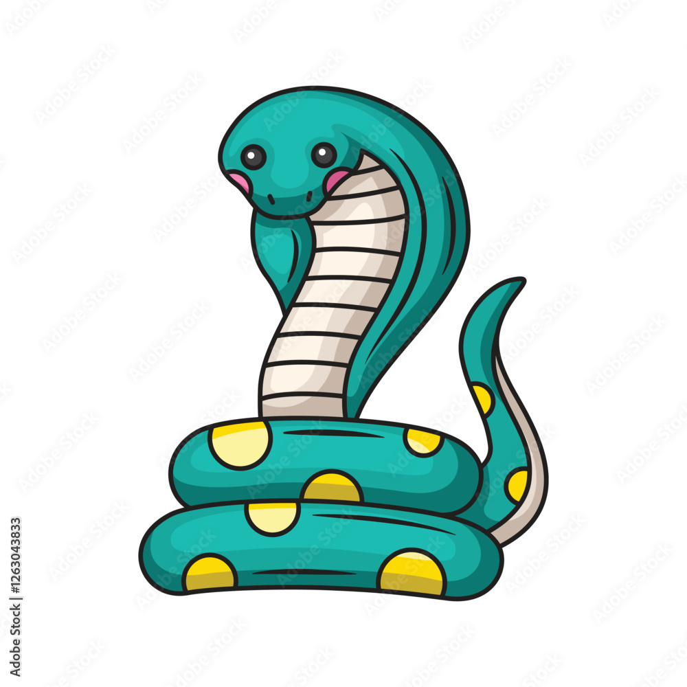 Fototapeta premium Cobra icon design. Cobra Vector